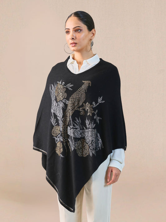 Cape Poncho - Parrot