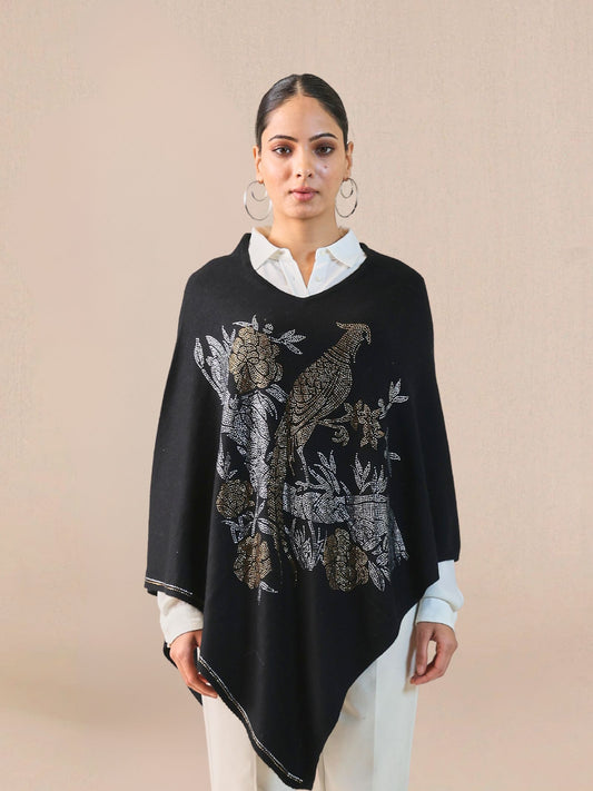 Cape Poncho - Parrot