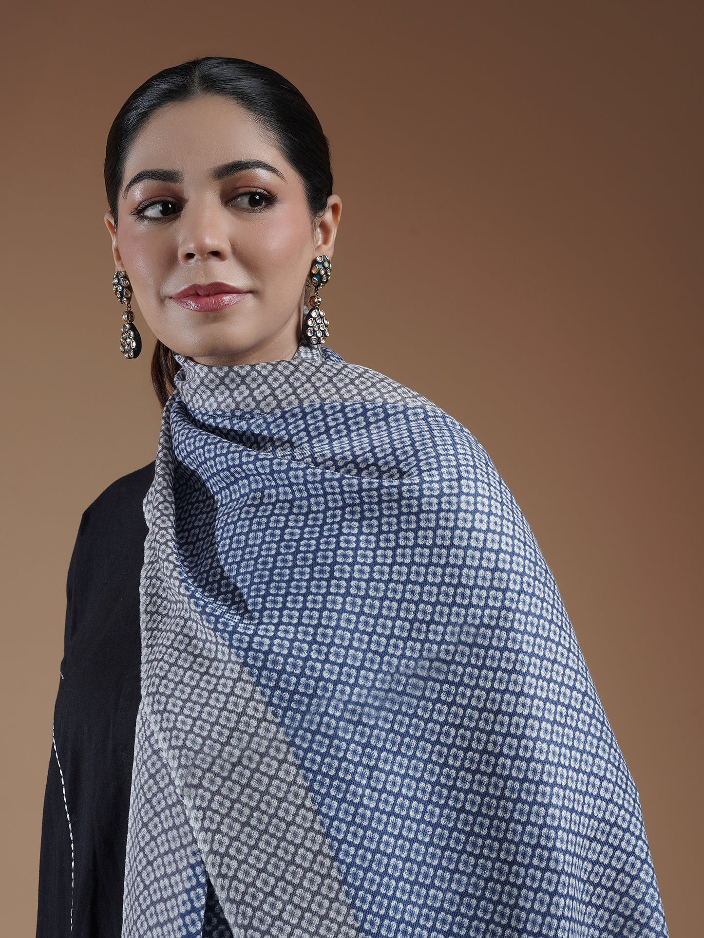 Emera Printed Woolen Stole