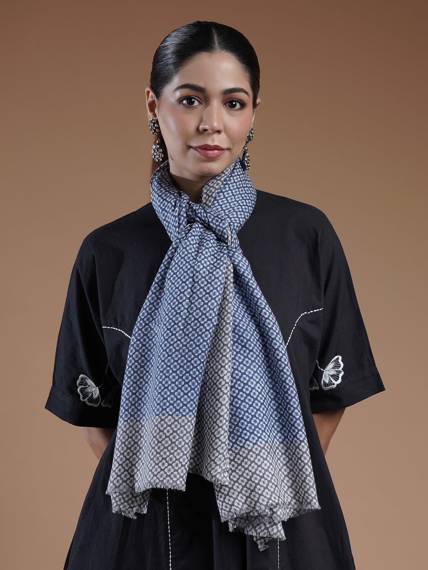 Emera Printed Woolen Stole