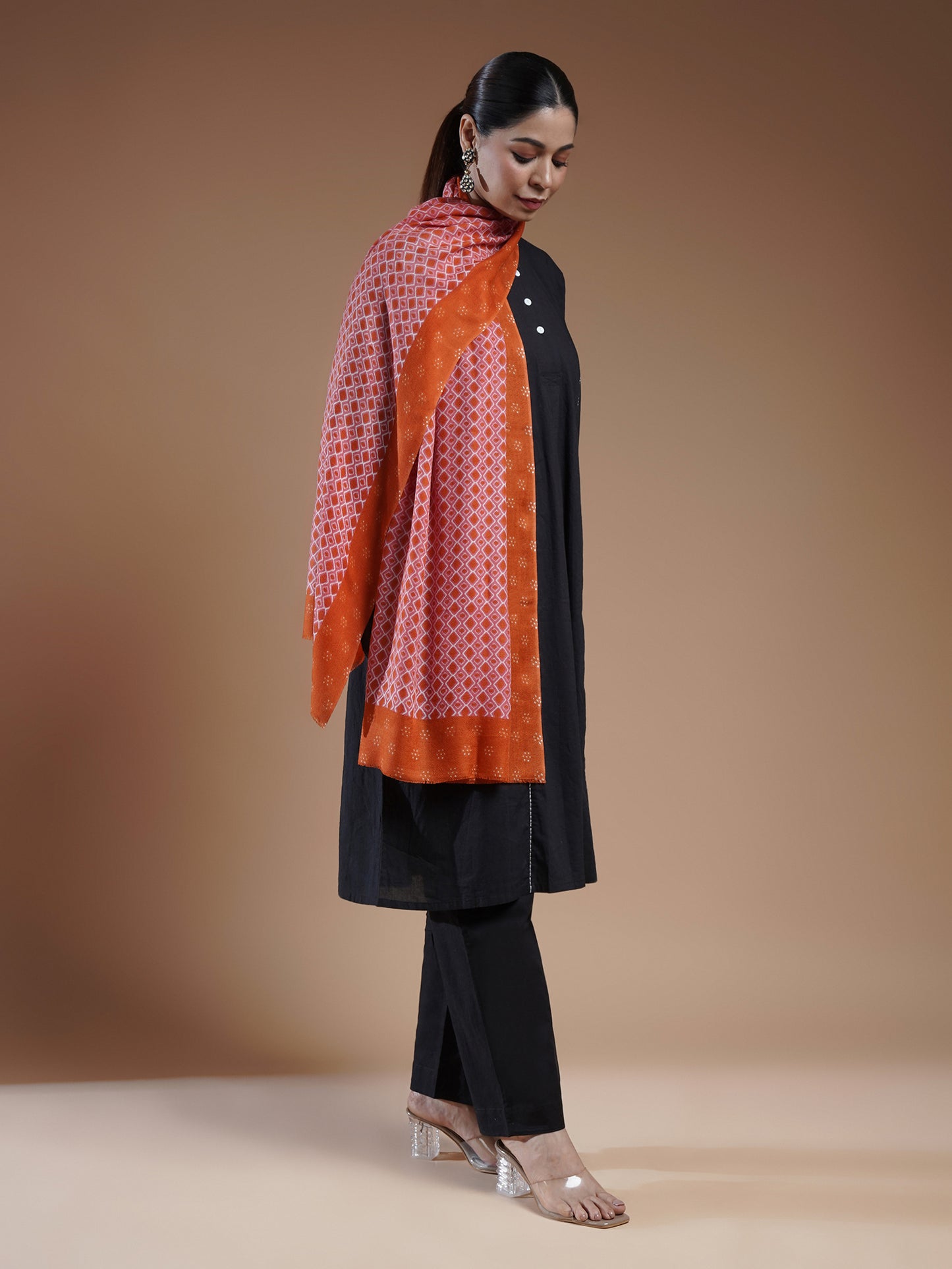 Emera Printed Woolen Stole