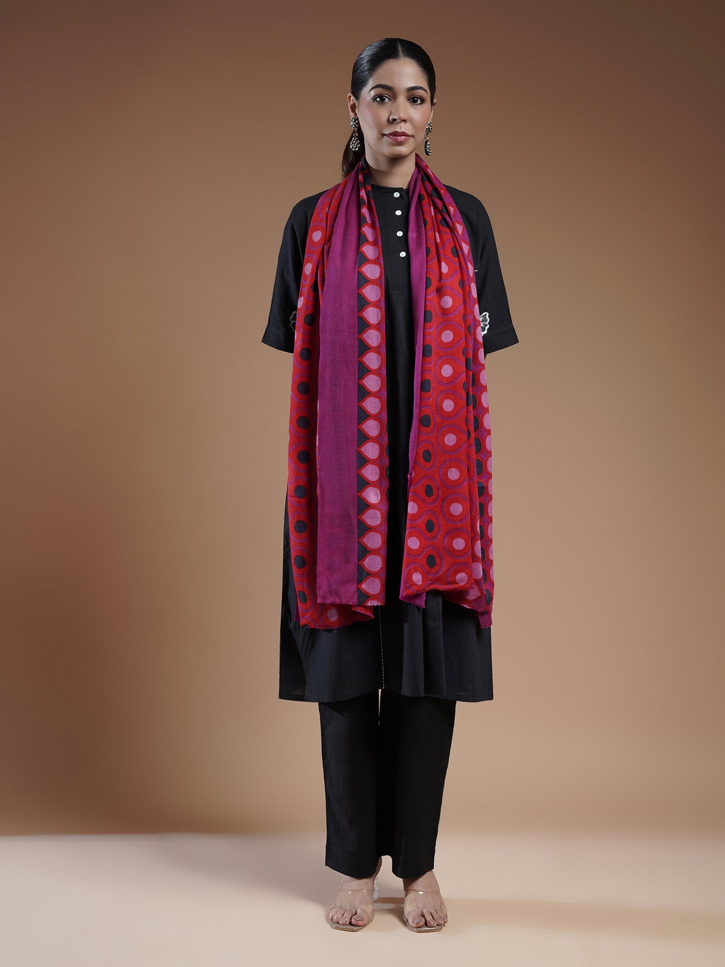 Emera Printed Woolen Stole