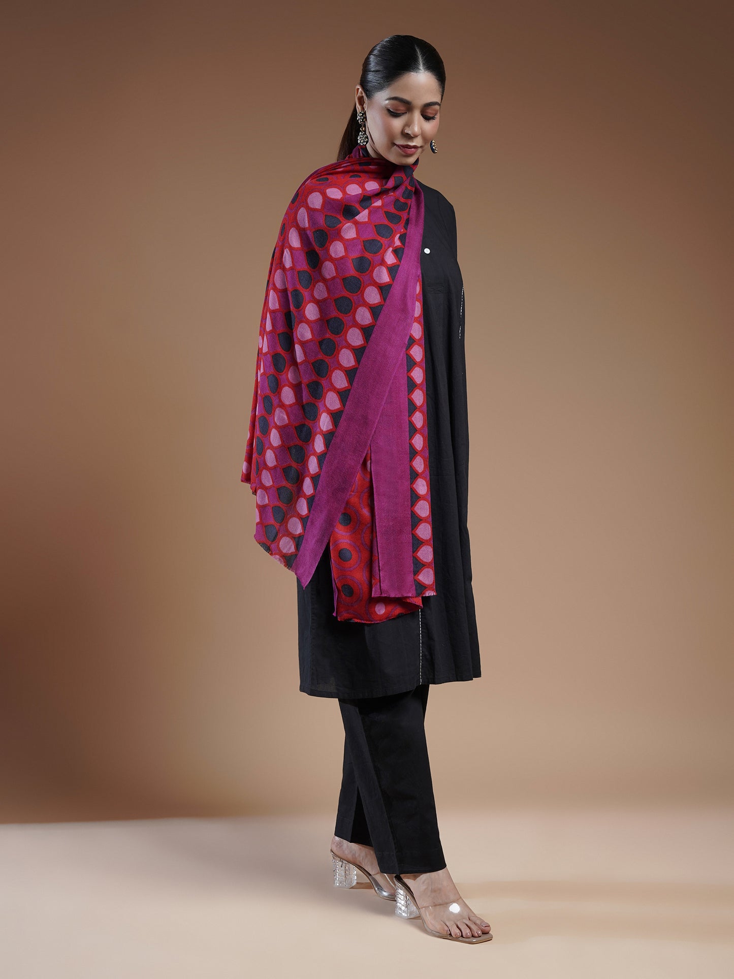 Emera Printed Woolen Stole