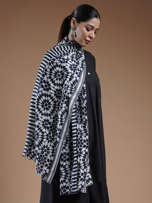 Emera Printed Woolen Stole