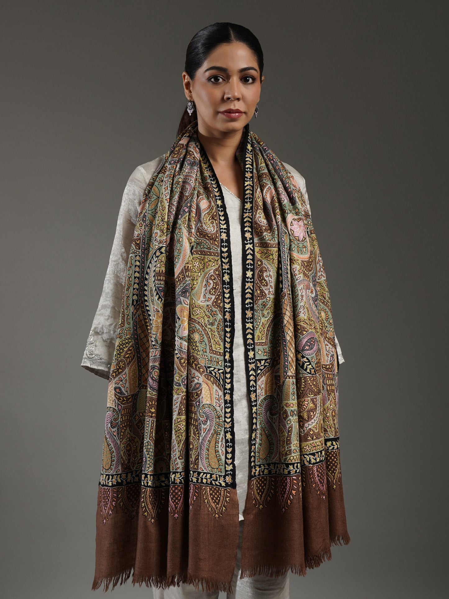 Pure Handloom Pashmina Stole