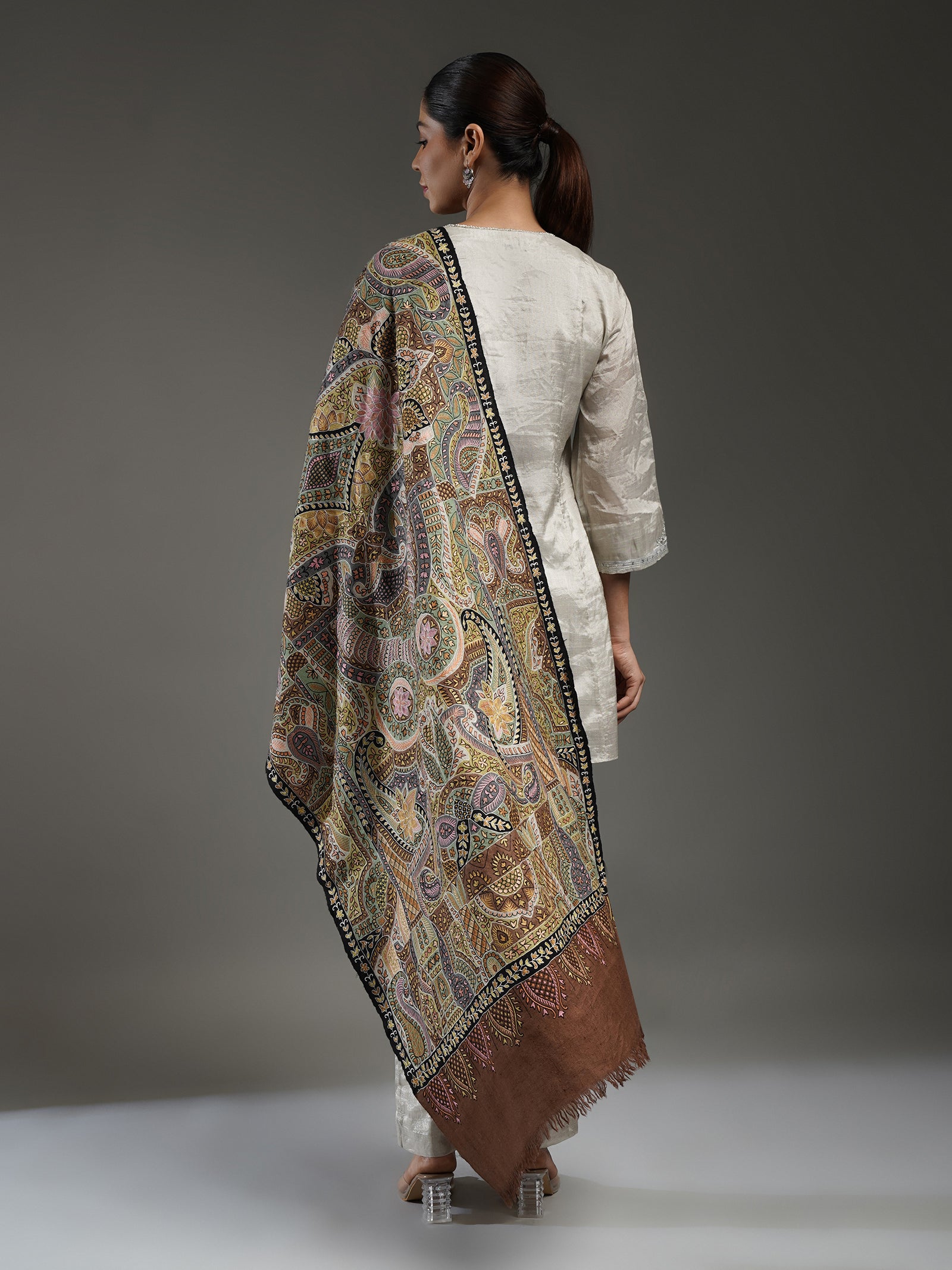 Pure Handloom Pashmina Stole