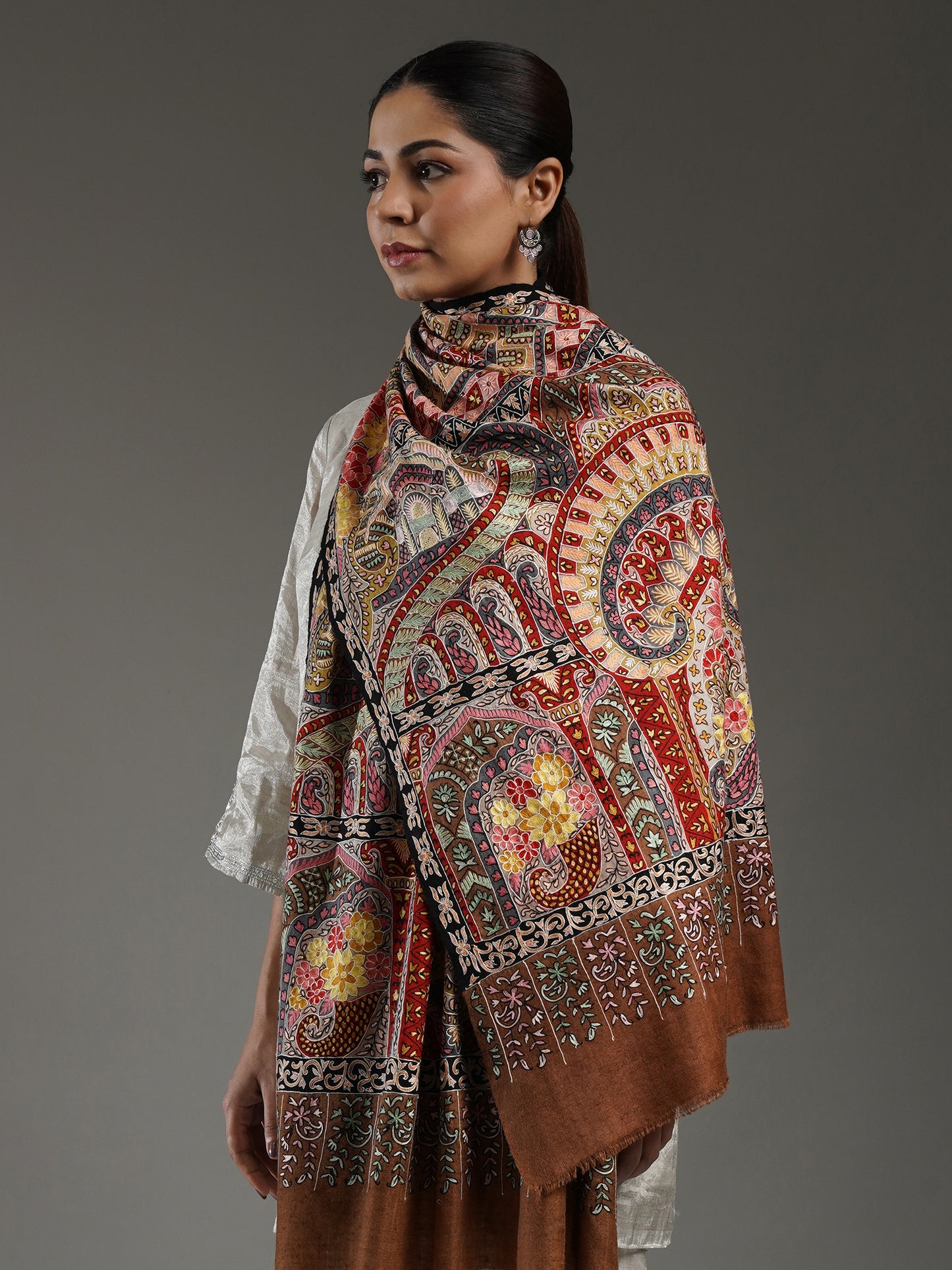 Pure Handloom Pashmina Stole