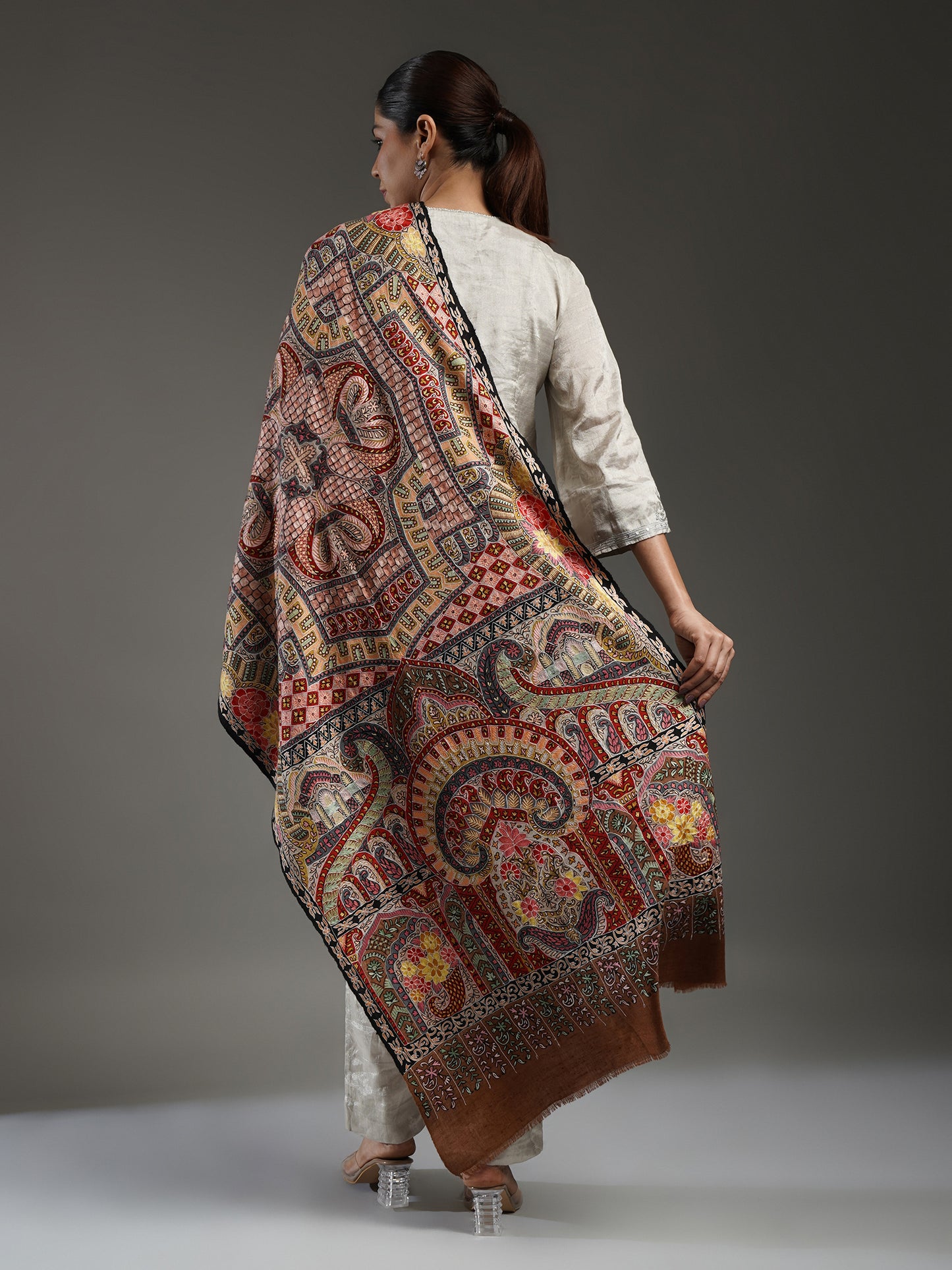 Pure Handloom Pashmina Stole