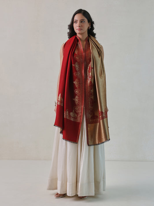 Border Reversible Stole