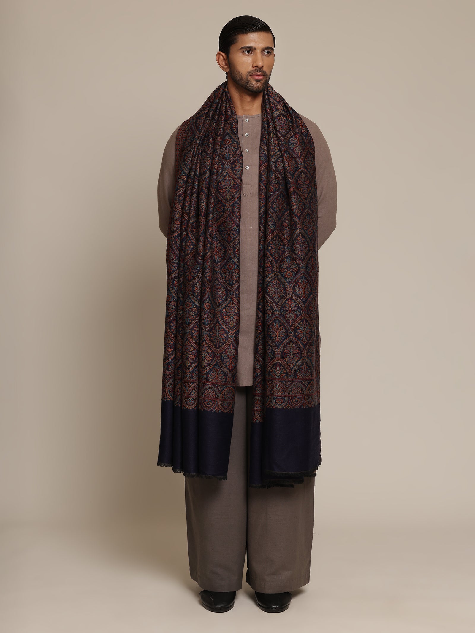 Reversible Kani Shawl