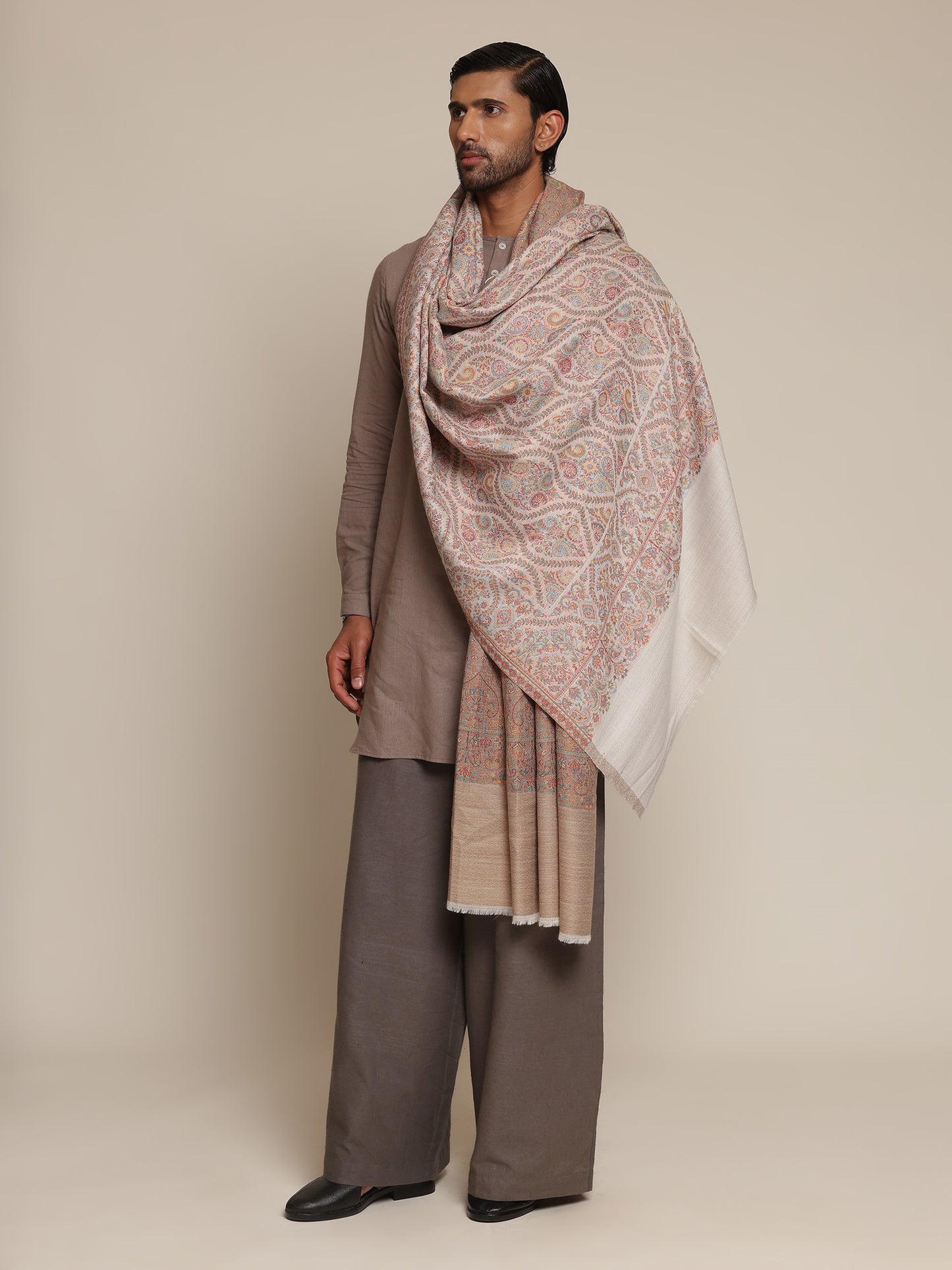 Reversible Kani Shawl