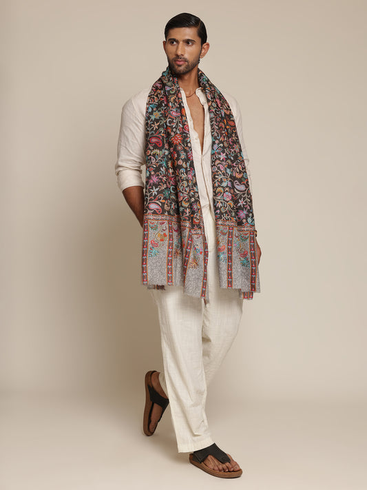 Man Wearing Silk Stole