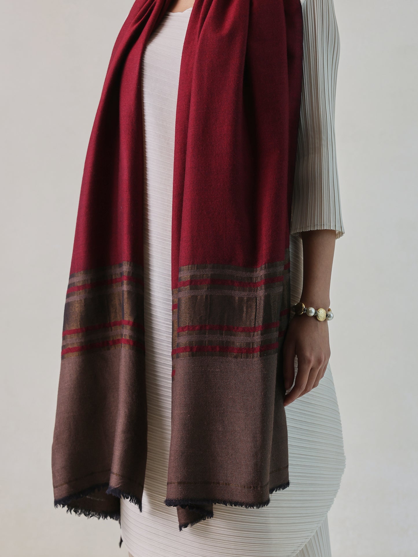 Palla Stripe R.V Pashmina Stole