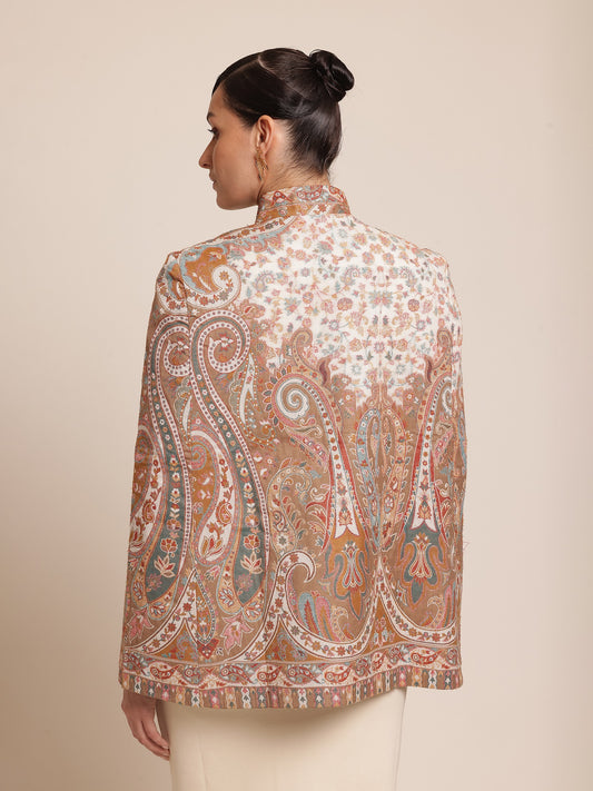 Wool Cape Jacket