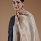 Wool Reversible Zari Stole