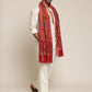 Man wearing a red stole