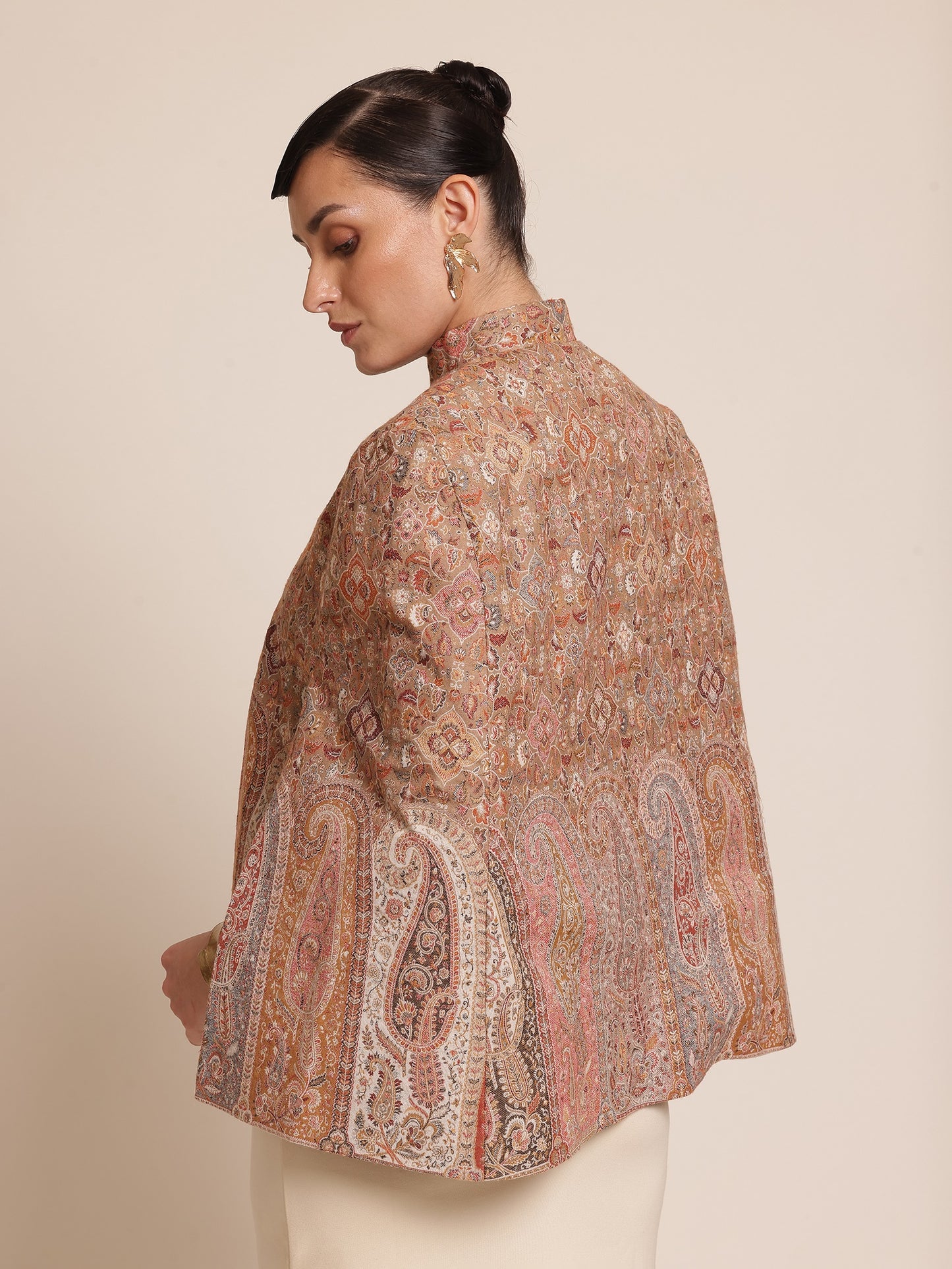Wool Cape Jacket
