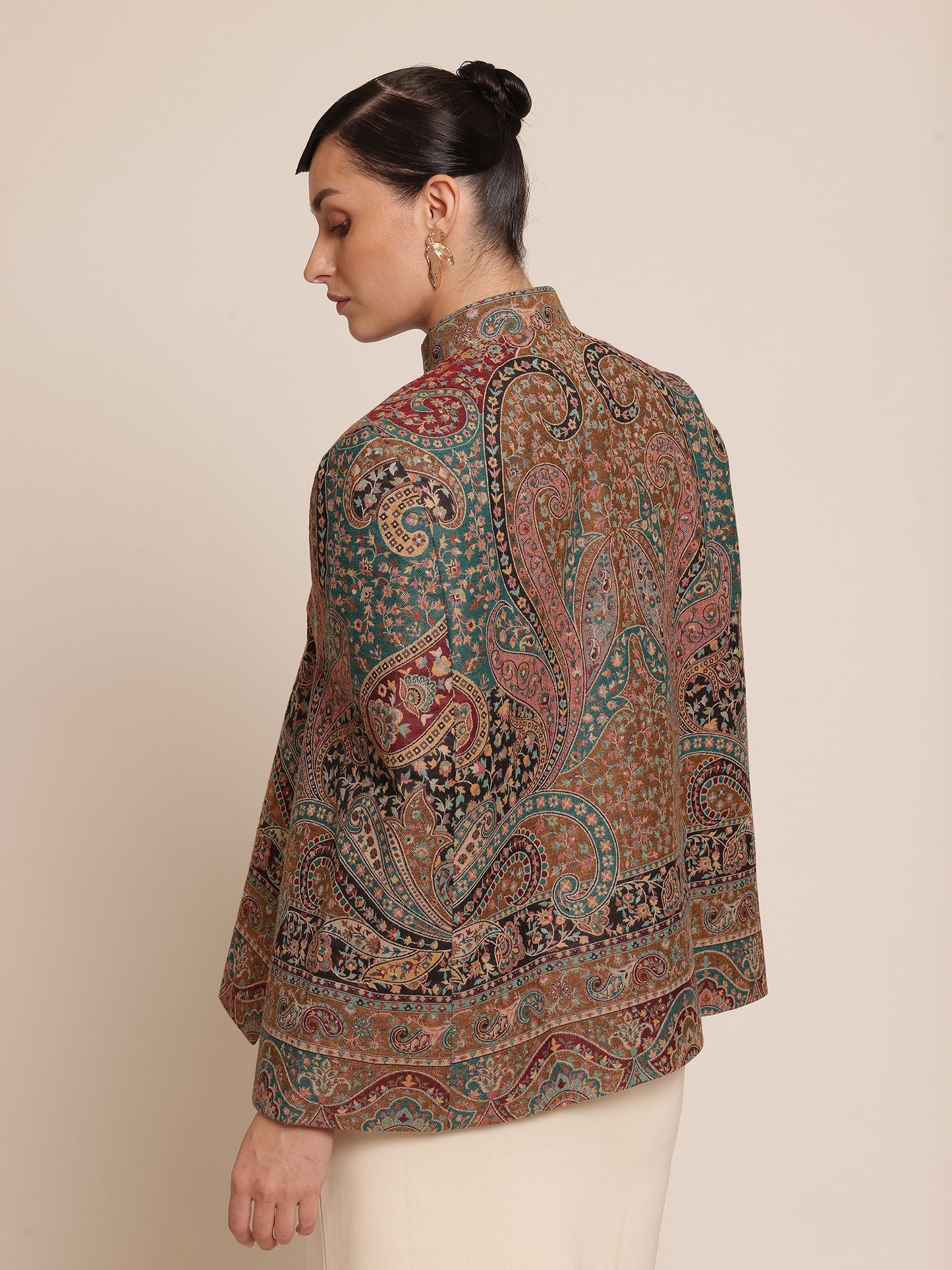 Wool Cape Jacket