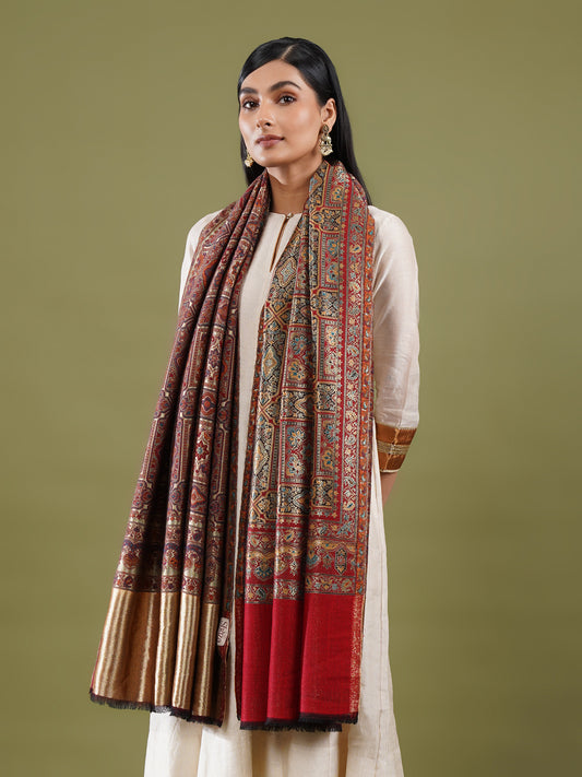 Noor-e-Jamawar Kani Shawl