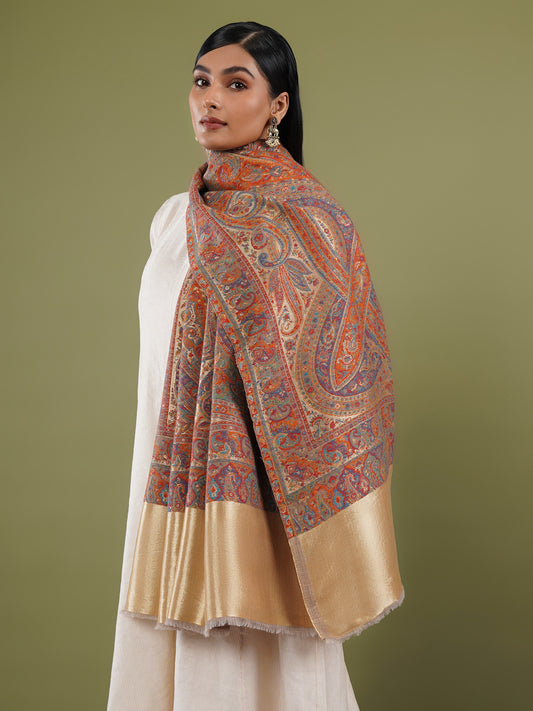 Azurie Jamawar Kani Shawl