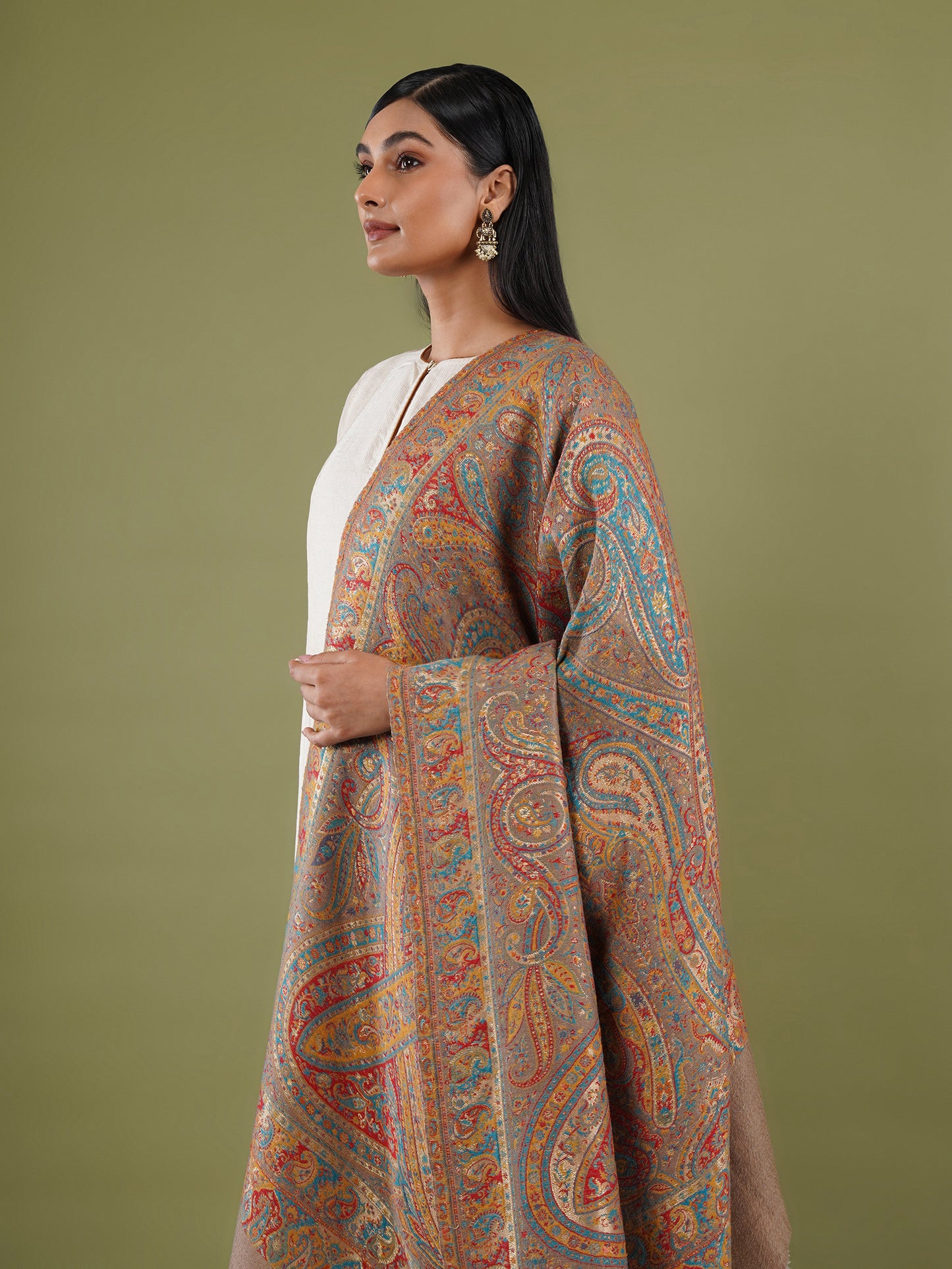 Azurie Jamawar Kani Shawl