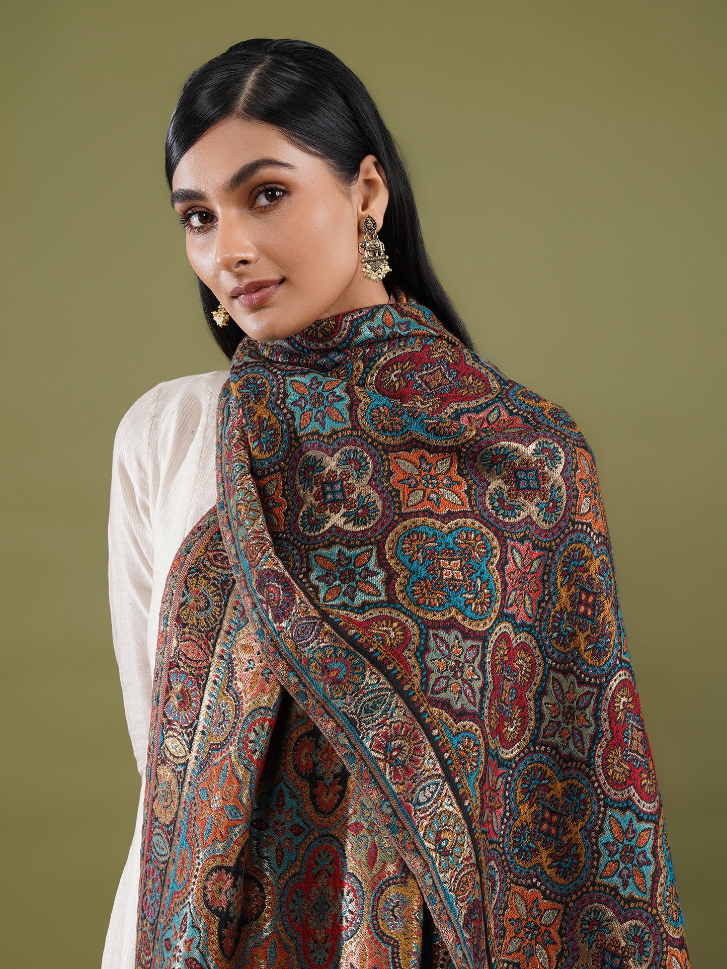 Zahreen Jamawar Kani Stole