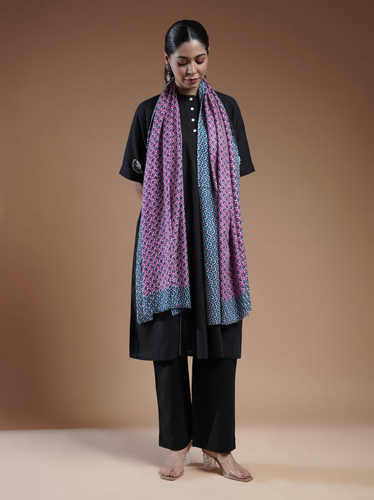 Emera Printed Woolen Stole