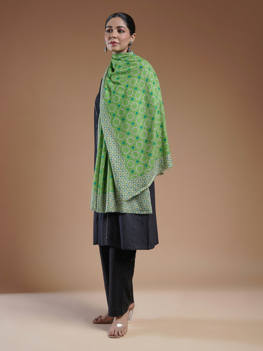 Emera Printed Woolen Stole