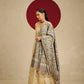 Model is wearing a Kalam-e-adaah pashmina shawl from Shaza.