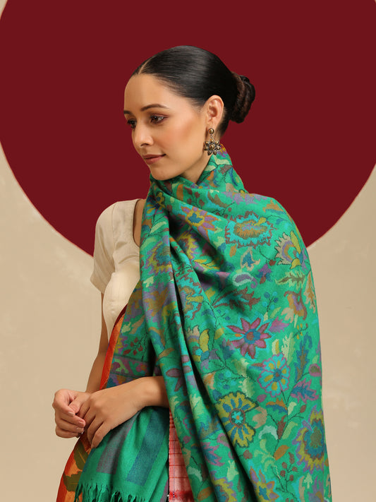 Green Kani Pashmina Shawl